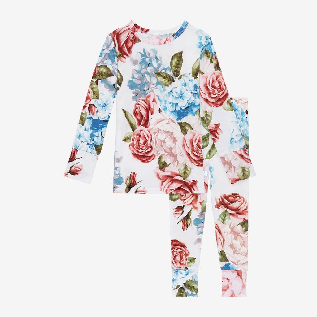 Hydrangea Long Sleeve Pajamas
