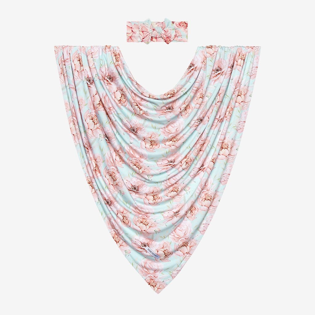 Kennedy Swaddle Headband Set