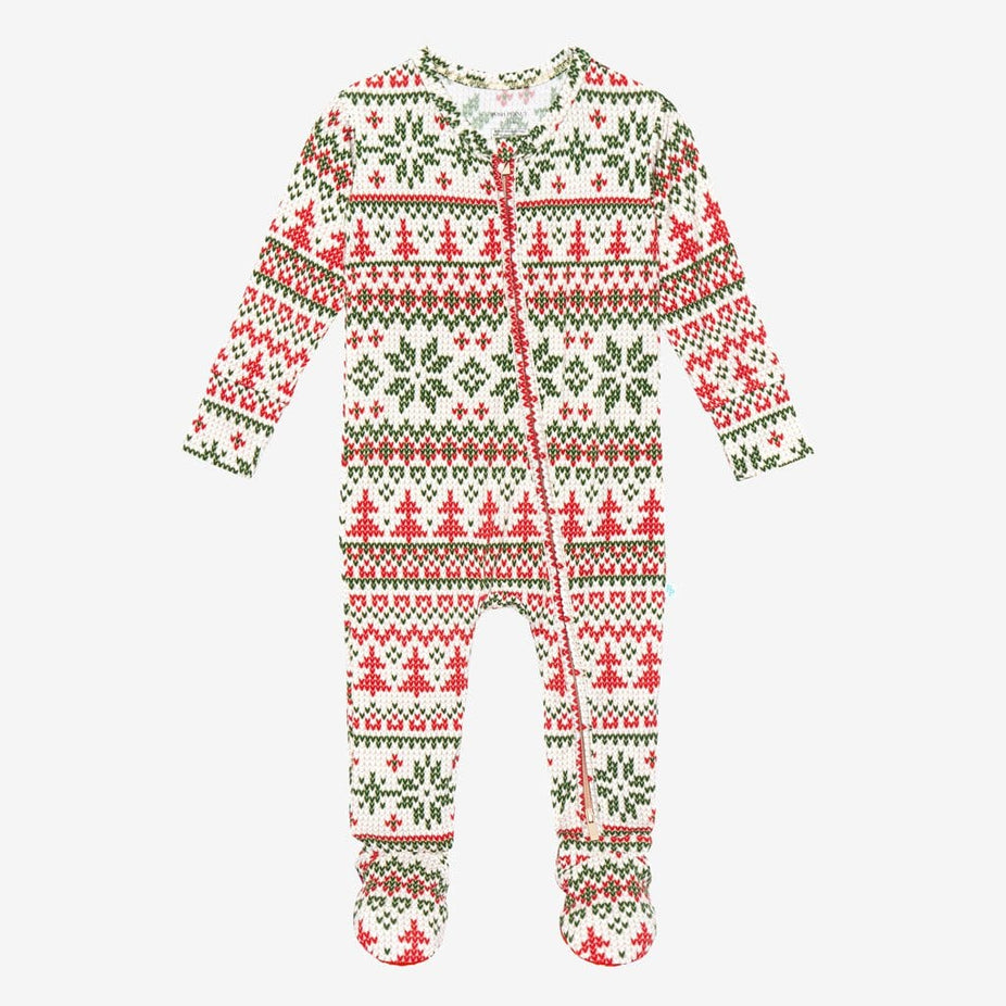 Nicholas Footie Zippered One Piece
