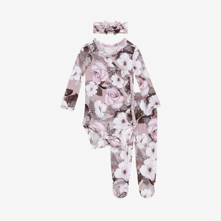 Nikki Ruffled Kimono Set