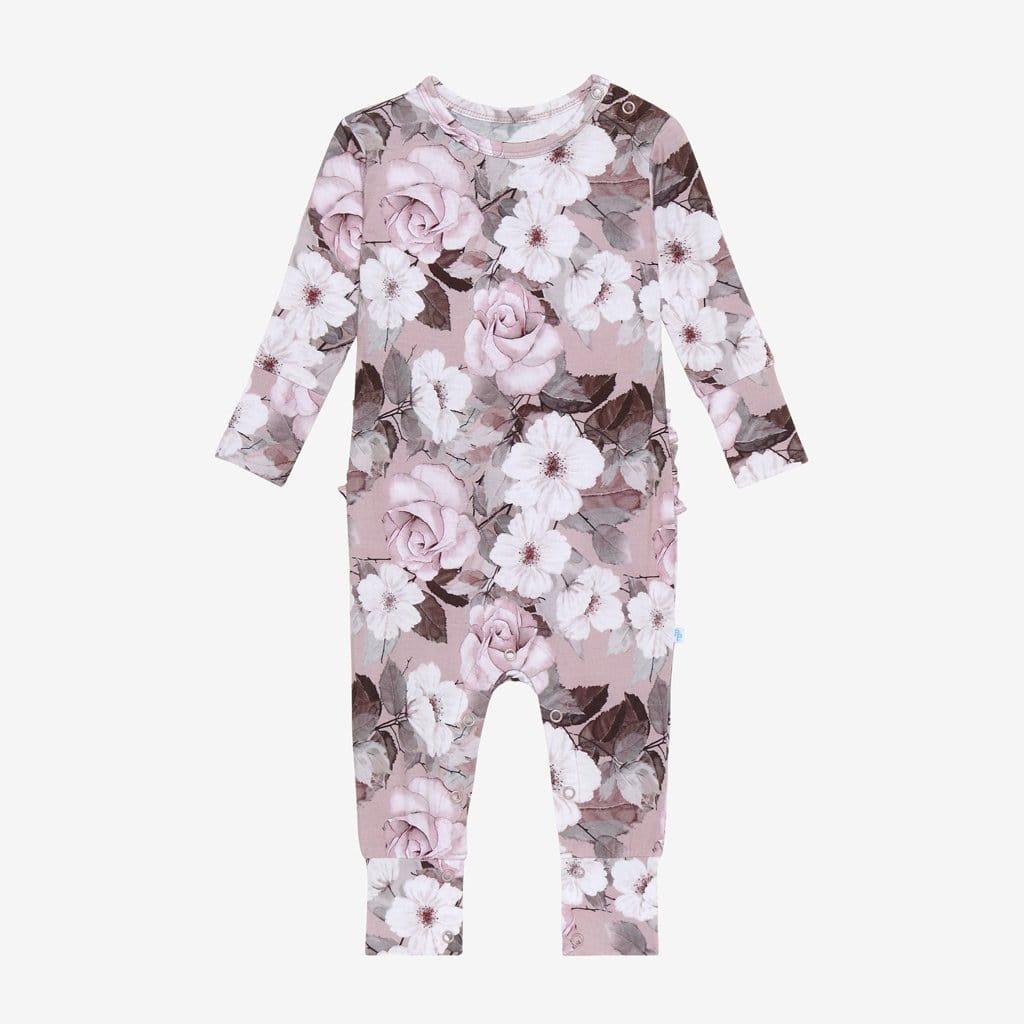Nikki Long Sleeve Ruffled Romper