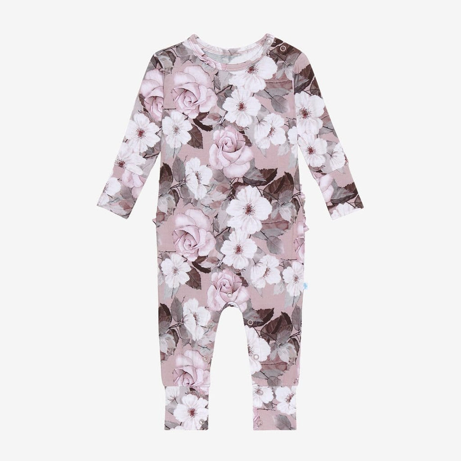 Nikki Long Sleeve Ruffled Romper