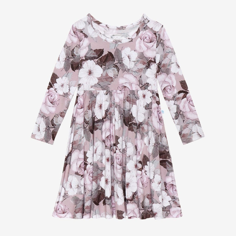 Nikki Long Sleeve Twirl Dress