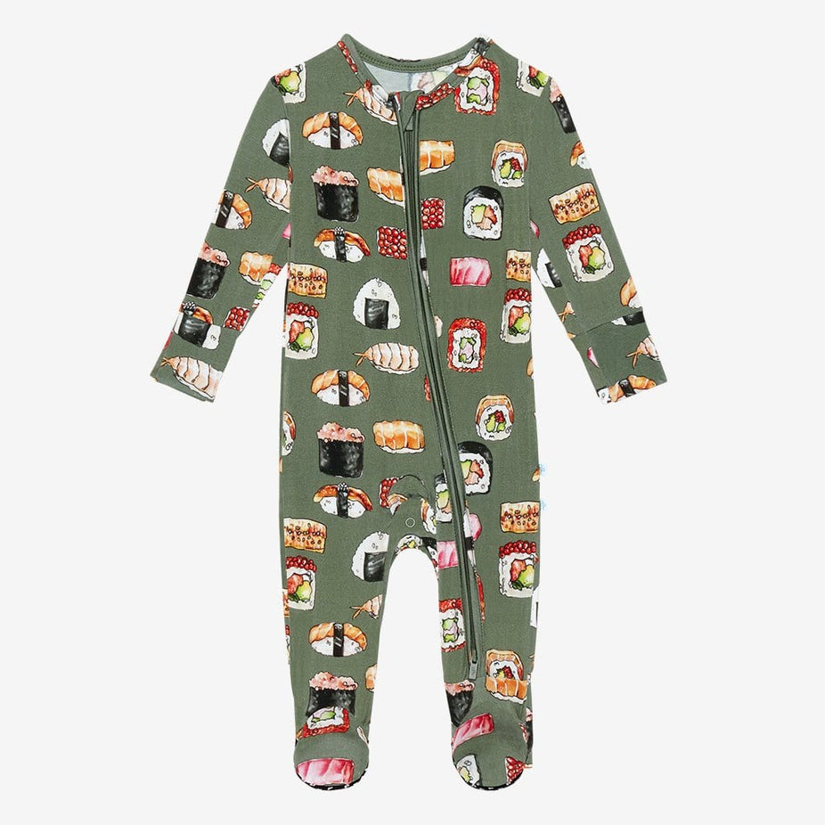 Sashimi Footie Zippered One Piece