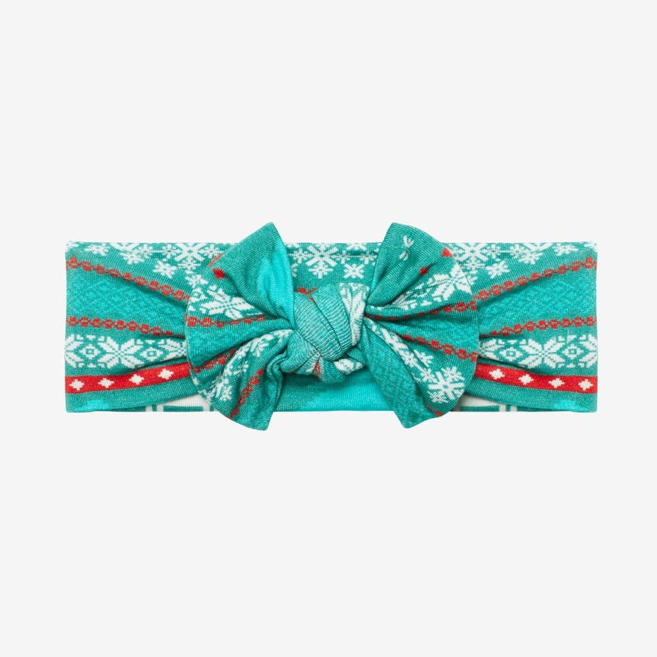 Sebastian Headwrap in blue and red print