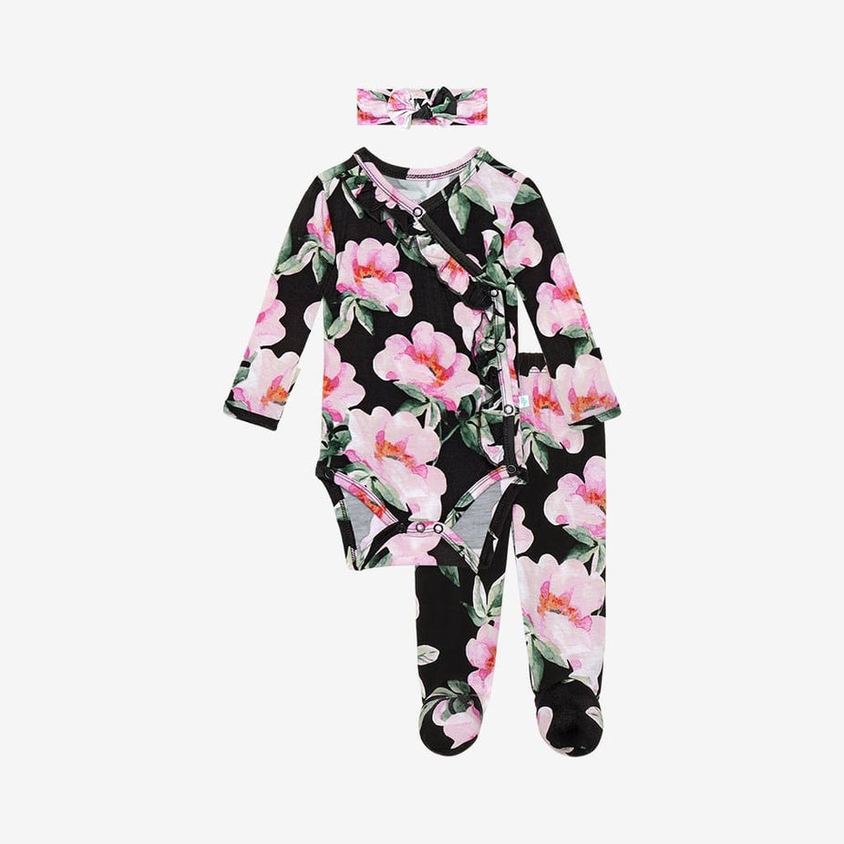 Tenni Ruffled Kimono Set