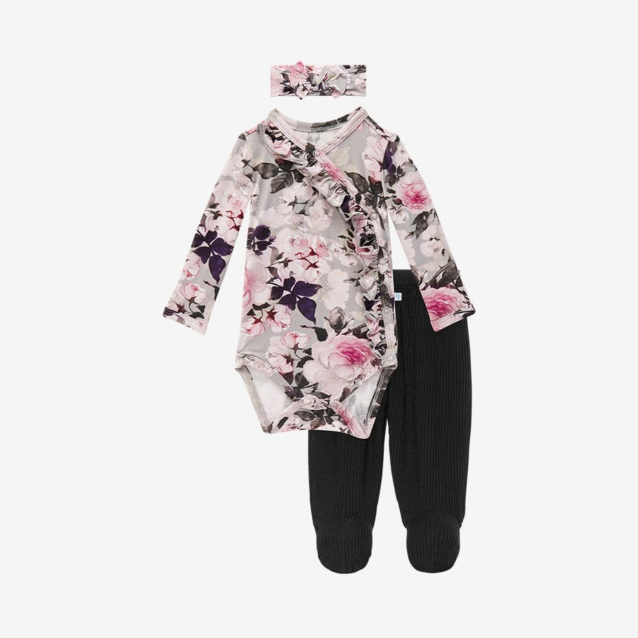 Tessa Ruffled Kimono Set