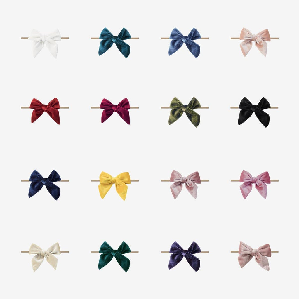 Velvet Bow Headband