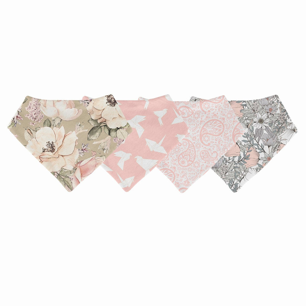 Pretty in Pink 4-Pack Bib Collection