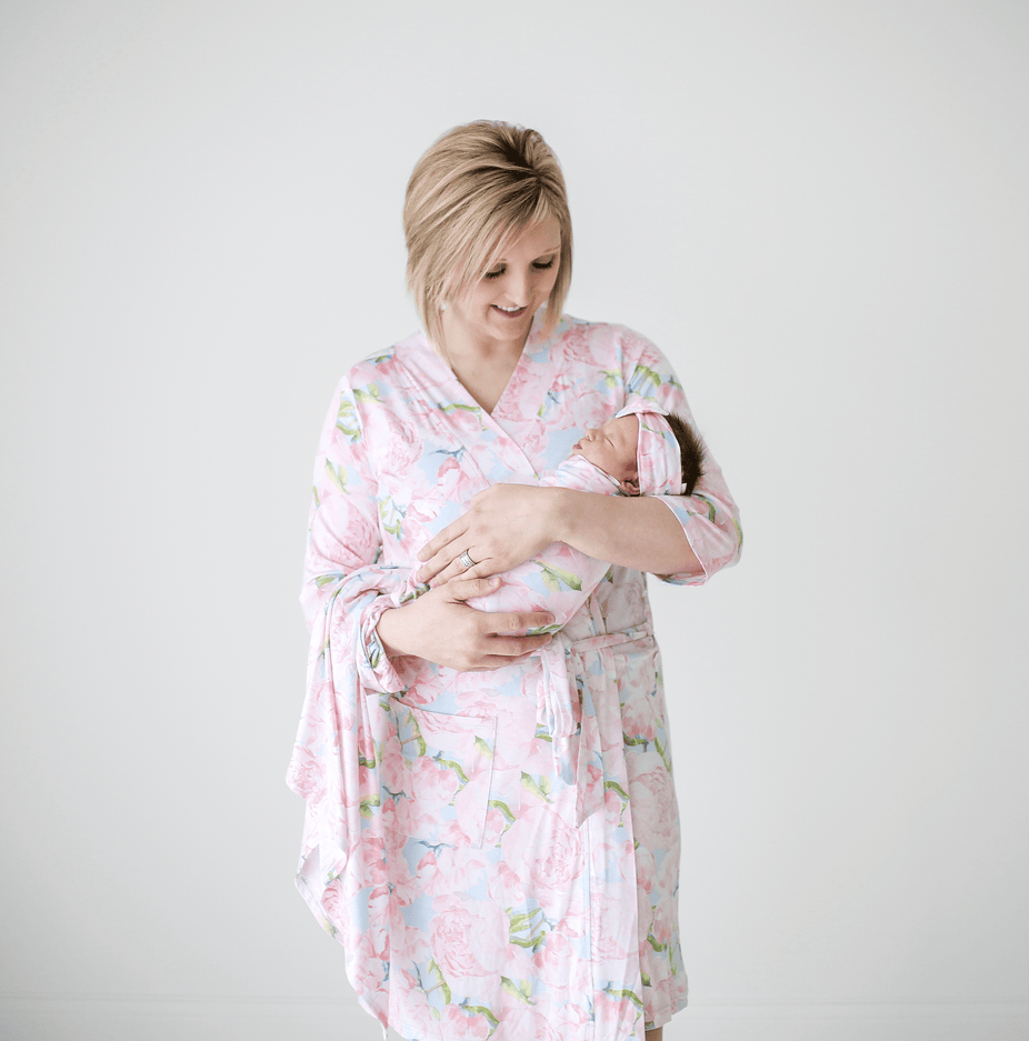 Pink Peony Robe