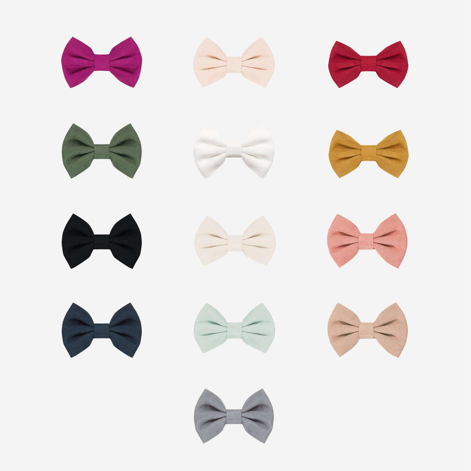 Suede Nylon Bows Headwrap