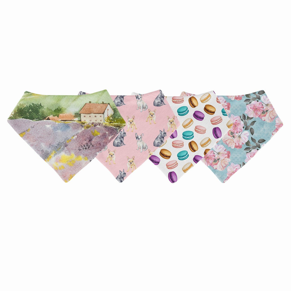 Summers in France 4-Pack Bib Collection