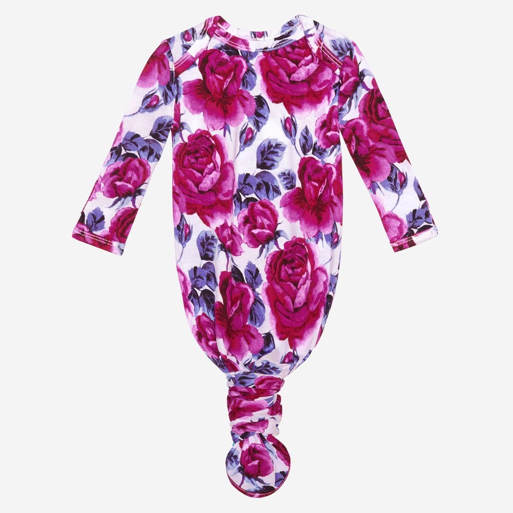 Violet knotted gown