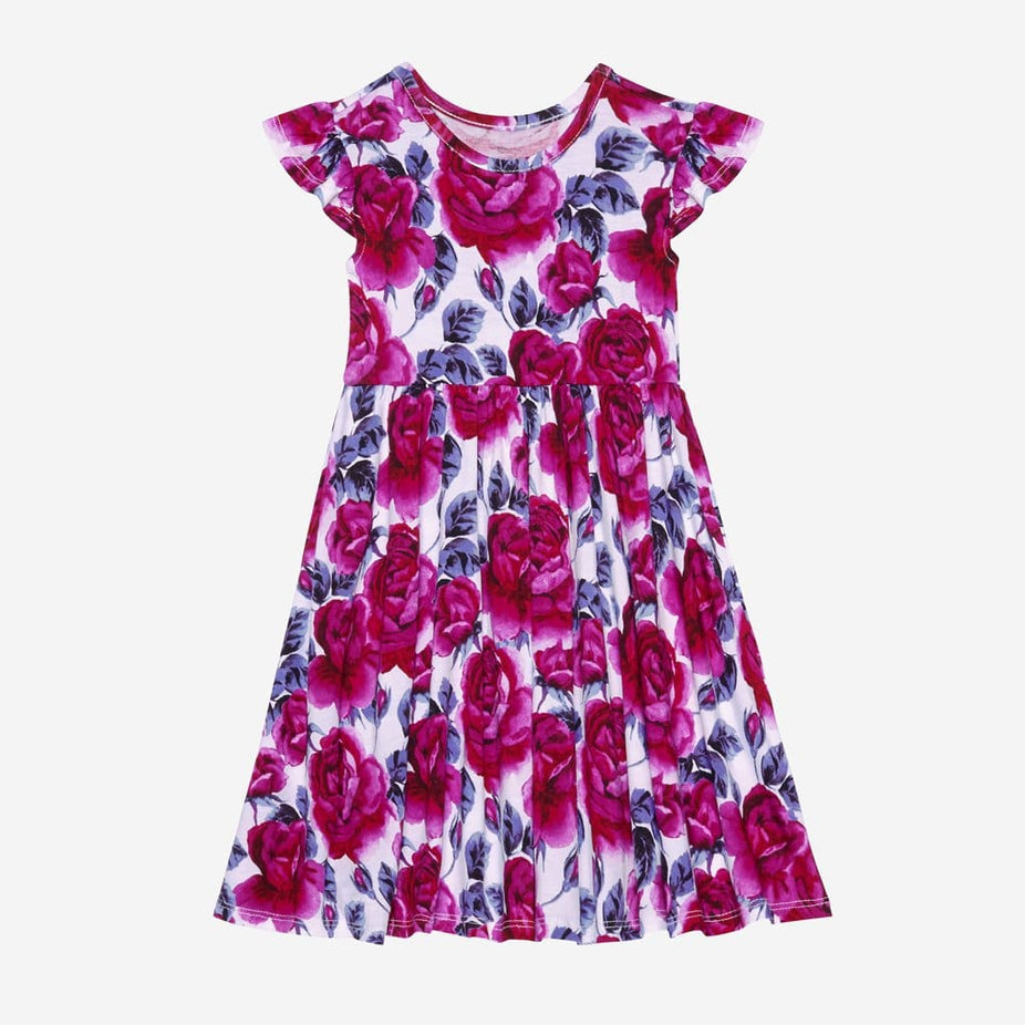 Violet twirl dress