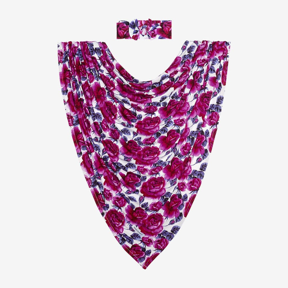 Violet swaddle headband set