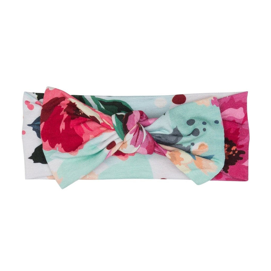 Fuchsia Wild Flower Headwrap