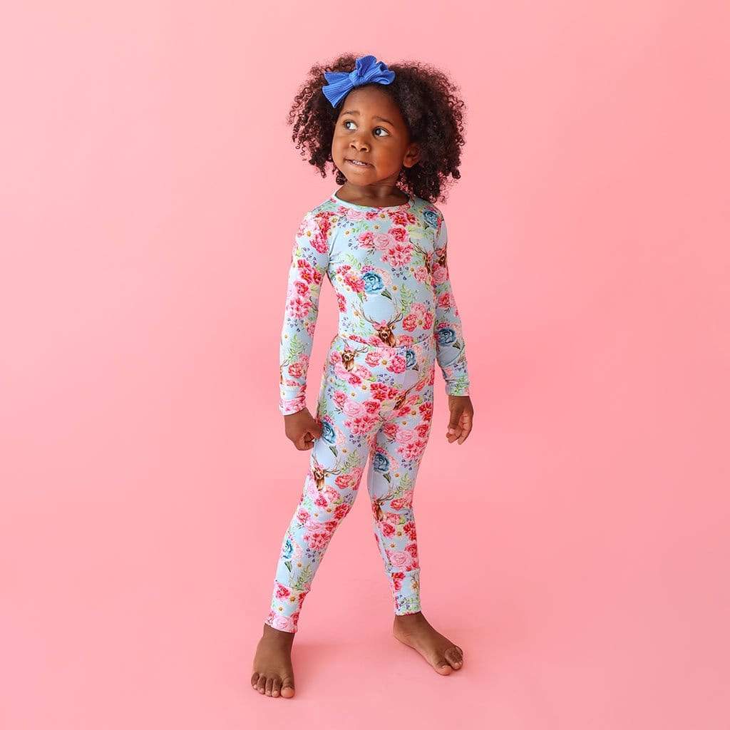 Posh Peanut Fawn Long Sleeve Pajamas