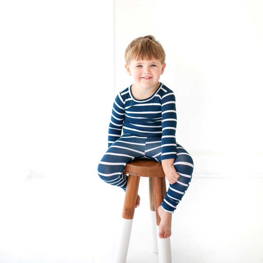 Sailor Blue & White Stripe Pajamas