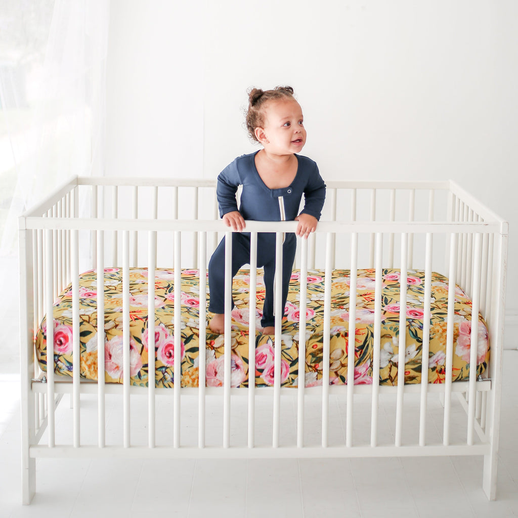 Tuscan Yellow Crib Sheet