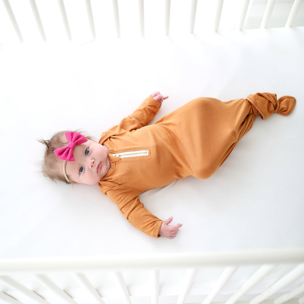 Marigold Zippered Knotted Gown