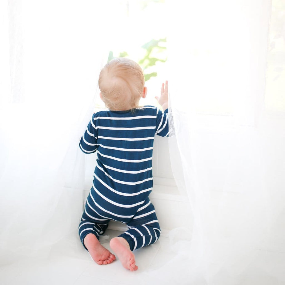 Sailor Blue & White Stripe One Piece