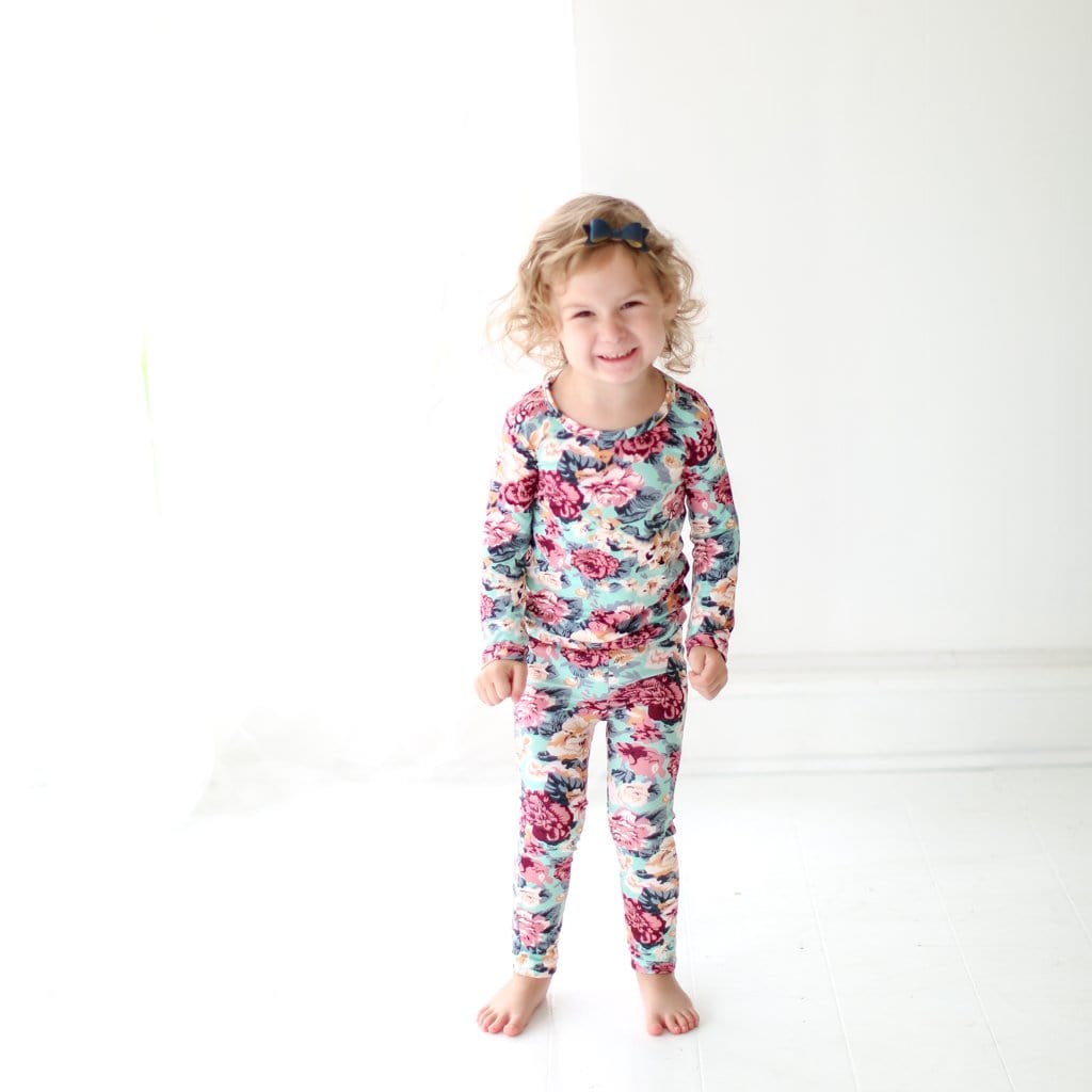 Mint Floral Pajamas