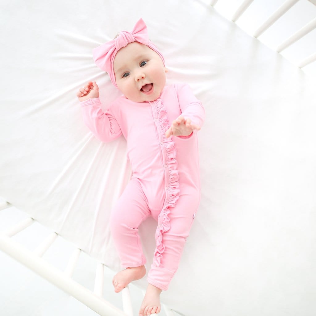 Pink Ruffle One Piece