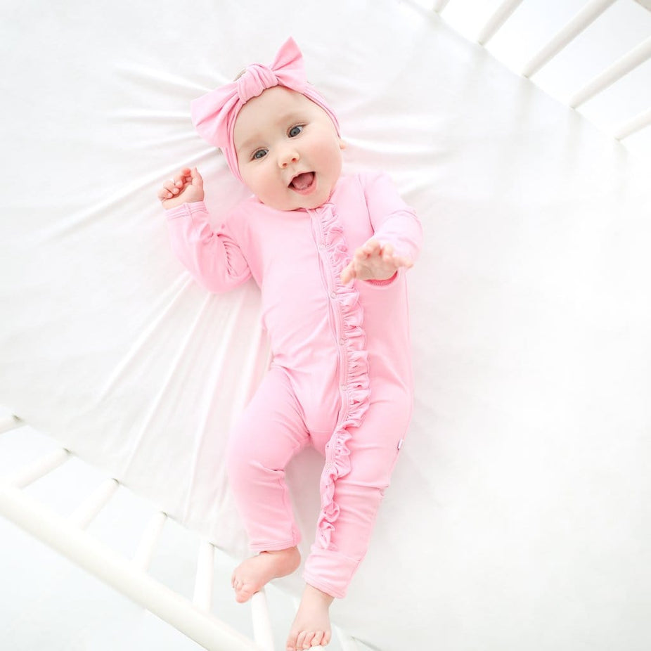 Pink Ruffle One Piece